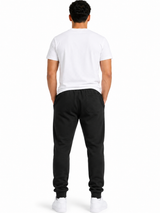 Pantalón Jogger Hombre Negro Franela 2
