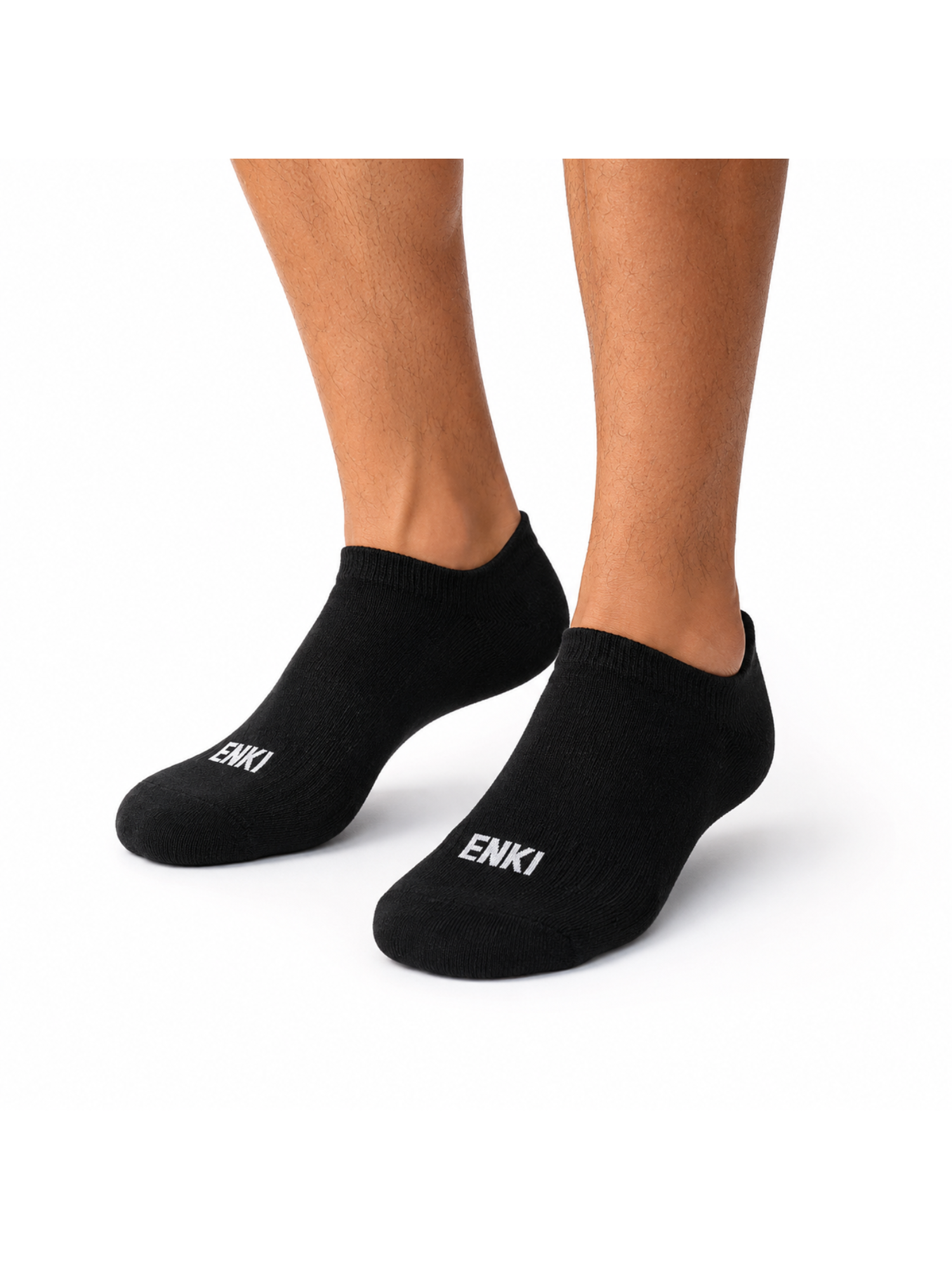Pack x6 Medias Deportivas Negras — Algodón | Hombre | ENKI