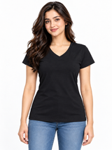 Polo Cuello V Mujer en Jersey | Corte Princesa | ENKI 5