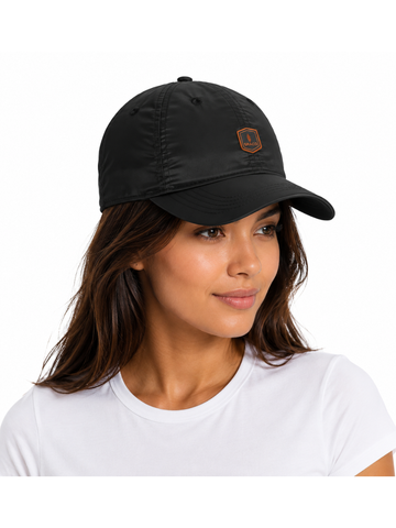 Gorra Tela Mojada Negro — Mujer | ENKI