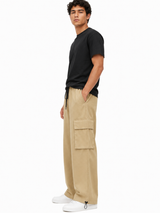 Pantalón Cargo Oversized Beige — Tela Nova | Hombre | ENKI 2