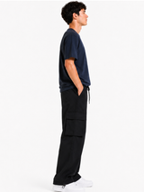 Pantalón Cargo Oversized Negro — Tela Nova | Hombre | ENKI 4