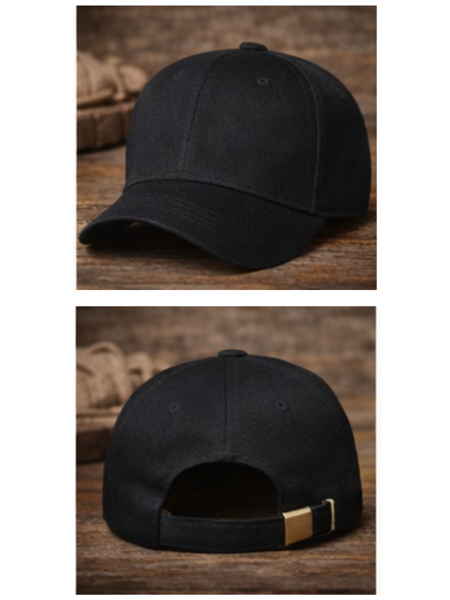 Gorra Lona Negro — Lona | Hombre | ENKI