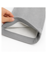 Pantalón Palazzo Melange Gris — Algodón Franela | Pierna Ancha | Mujer | ENKI 4