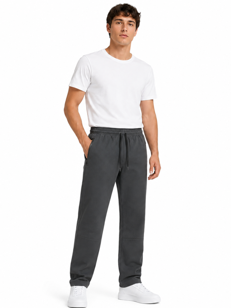 Pantalón Deportivo con Malla Interna Gris — Tela Nova | Hombre | ENKI