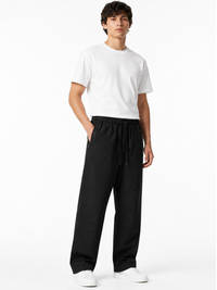 Pantalón Deportivo con Malla Interna Negro — Tela Nova | Hombre | ENKI