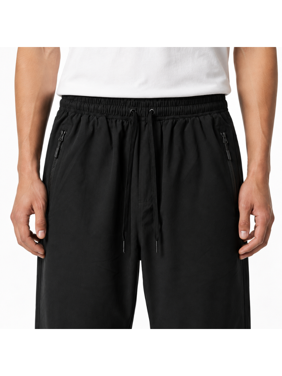 Pantalón Deportivo con Malla Interna Negro — Tela Nova | Hombre | ENKI