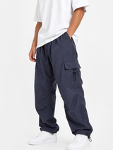 Pantalón Parachute Gris — Tela Mojada | Regulador en Bota | Hombre | ENKI 3