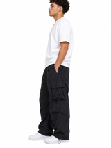 Pantalón Parachute Negro — Tela Mojada | Regulador en Bota | Hombre | ENKI 2
