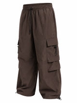Pantalón Parachute Marrón — Tela Mojada | Regulador en Bota | Cargo | Hombre | ENKI 6