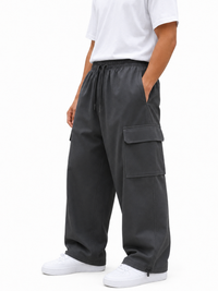 Pantalón Cargo Oversized Tela Nova — Hombre | ENKI
