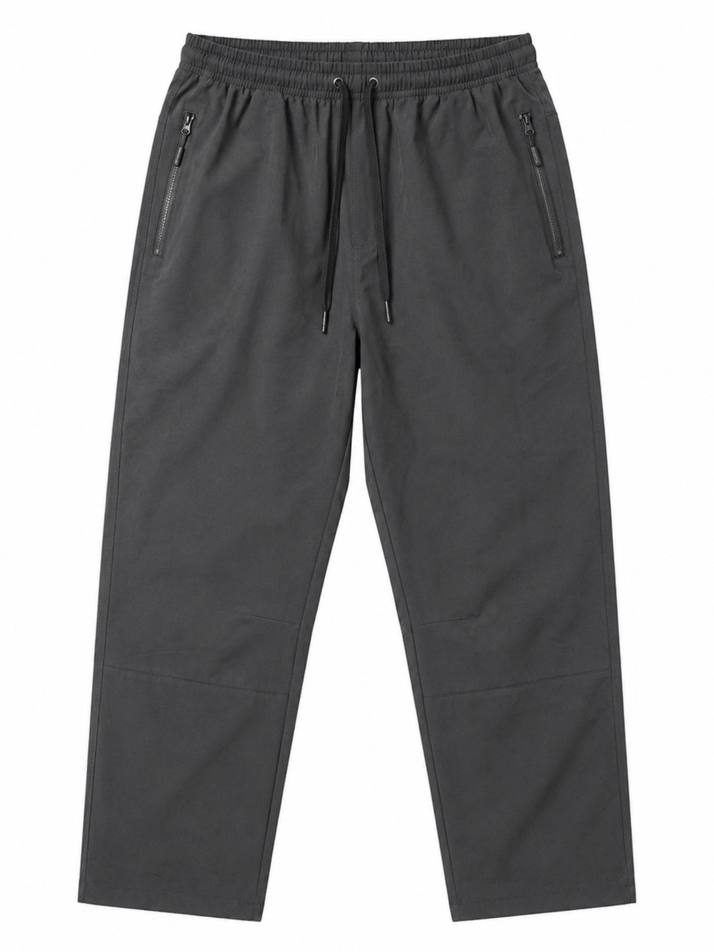 Pantalón deportivo recto hombre GRIS detalle de malla interna