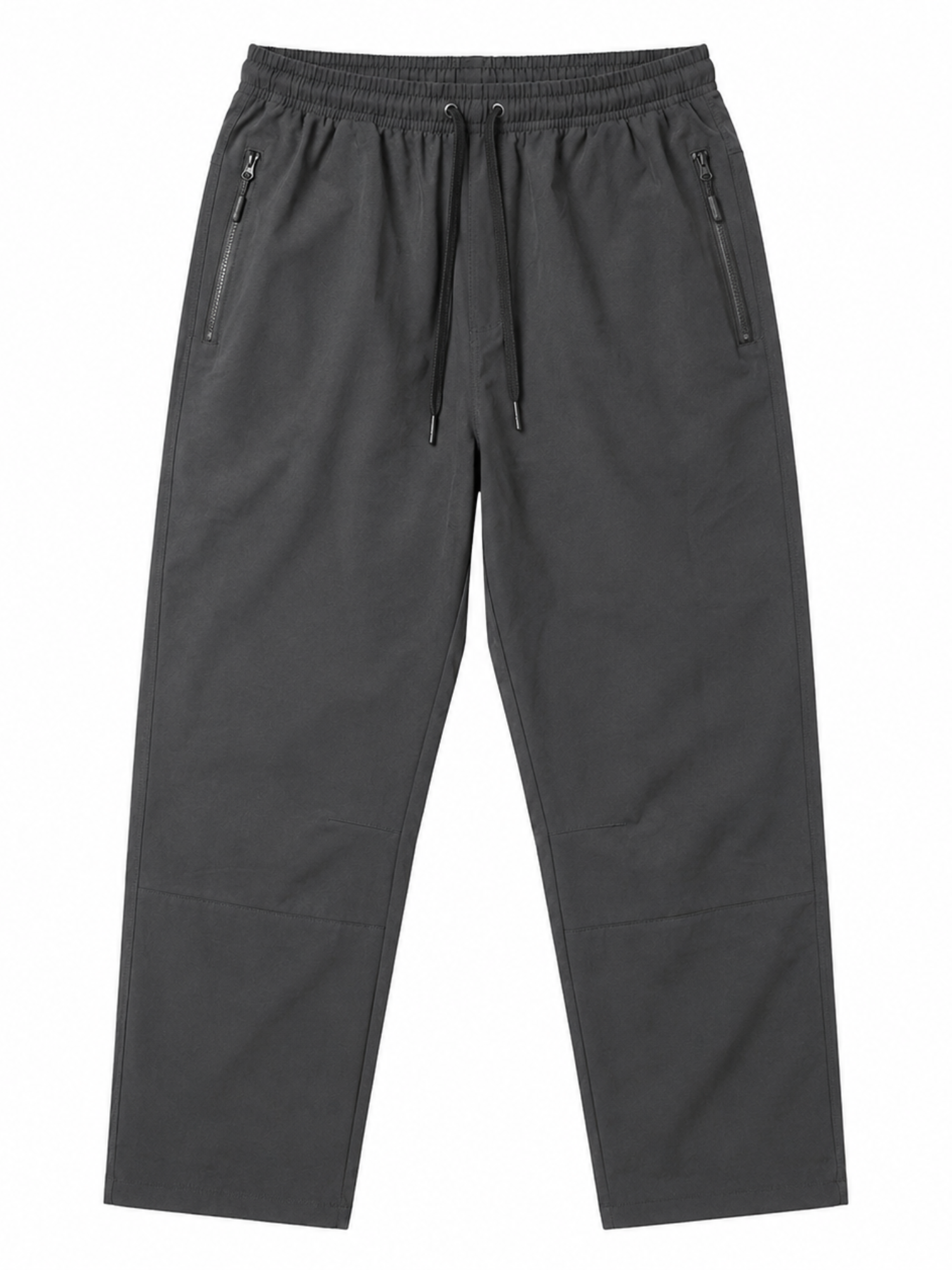 Pantalón deportivo recto hombre GRIS detalle de malla interna