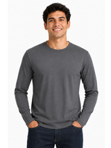 Polo Manga Larga Slim Fit para Hombre | Básico Algodón Cuello Redondo | ENKI 4