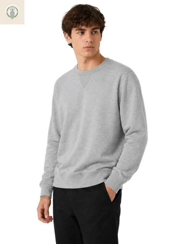 Polera Hombre Melange Algodón Franela Cuello Redondo - Confort y Estilo
