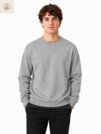 Polera Hombre Melange Algodón Franela Cuello Redondo