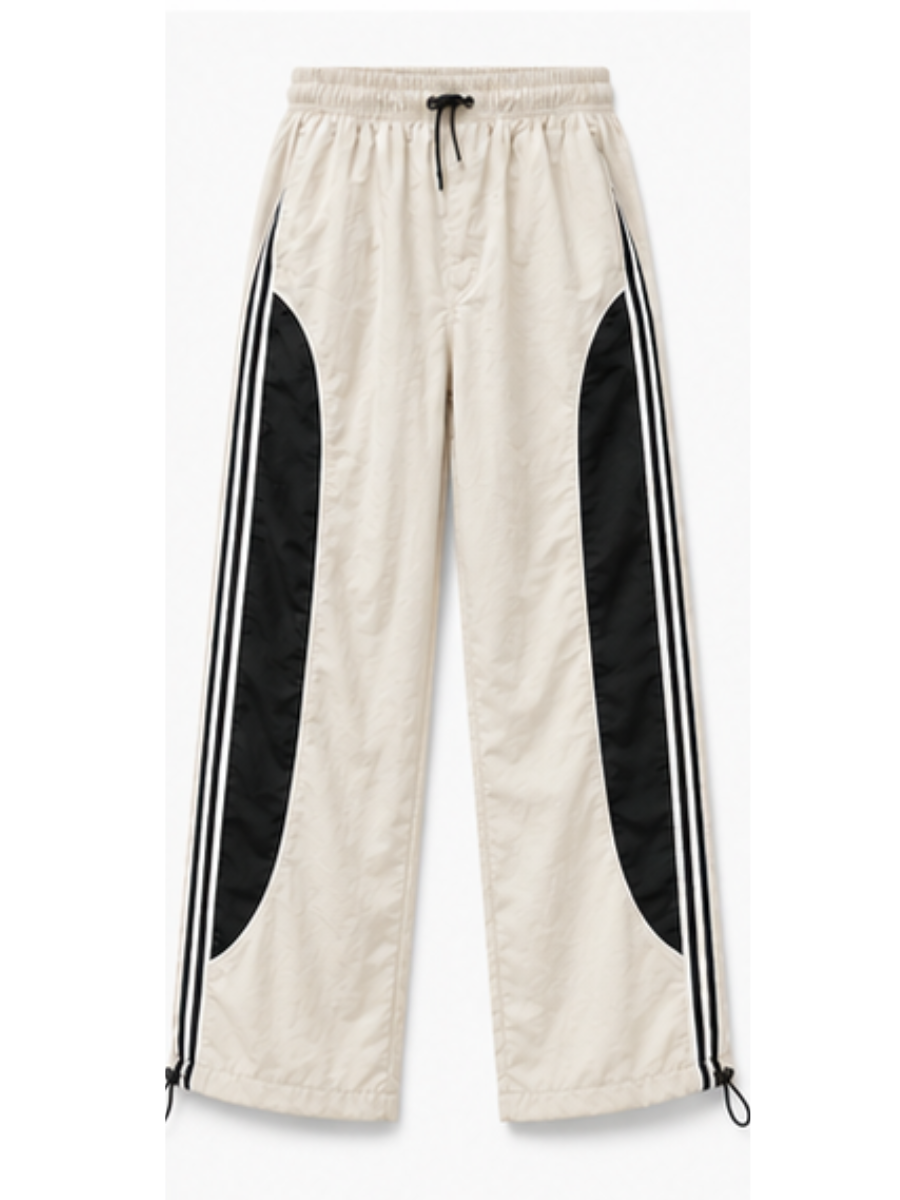 Pantalón Power Track Hueso — Tela Mojada | Mujer | ENKI - ENKI ModaStyle