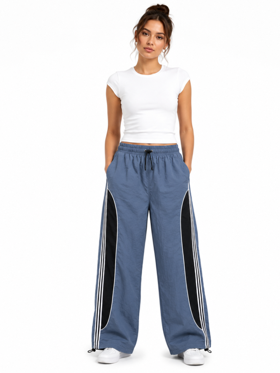 Pantalón Power Track Plomo — Tela Mojada | Mujer | ENKI - ENKI ModaStyle