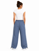 Pantalón Power Track Plomo Mujer - Tela Mojada | Estilo y Comodidad ENKI 4