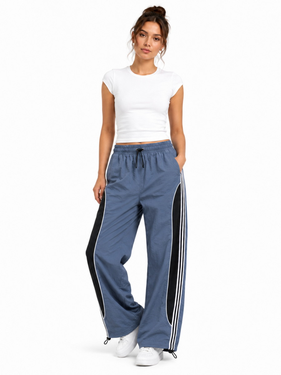 Pantalón Power Track Plomo — Tela Mojada | Mujer | ENKI - ENKI ModaStyle