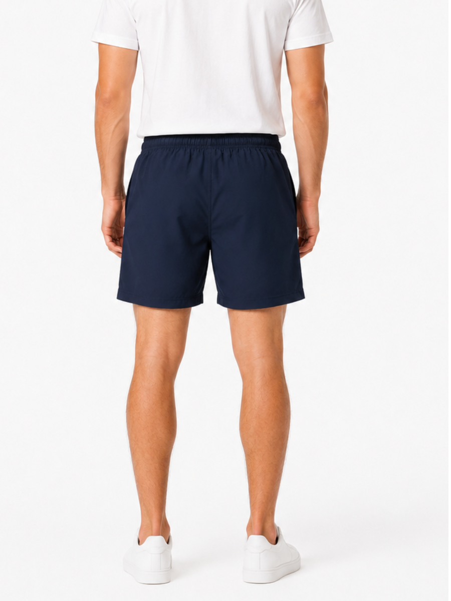 Short Deportivo Azul Marino — Tela Nova | Cintura Elástica | Hombre | ENKI
