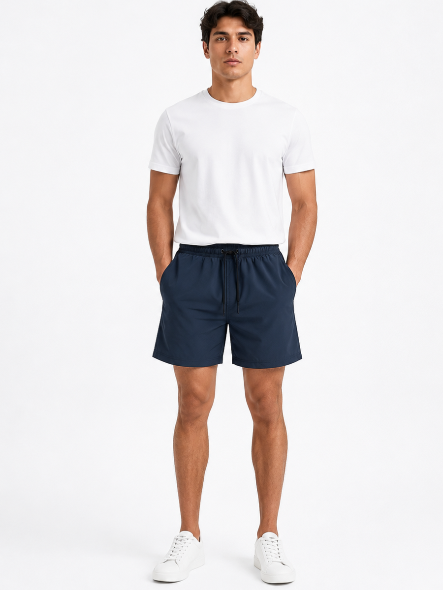 Short Deportivo Gris — Tela Nova | Cintura Elástica | Hombre | ENKI