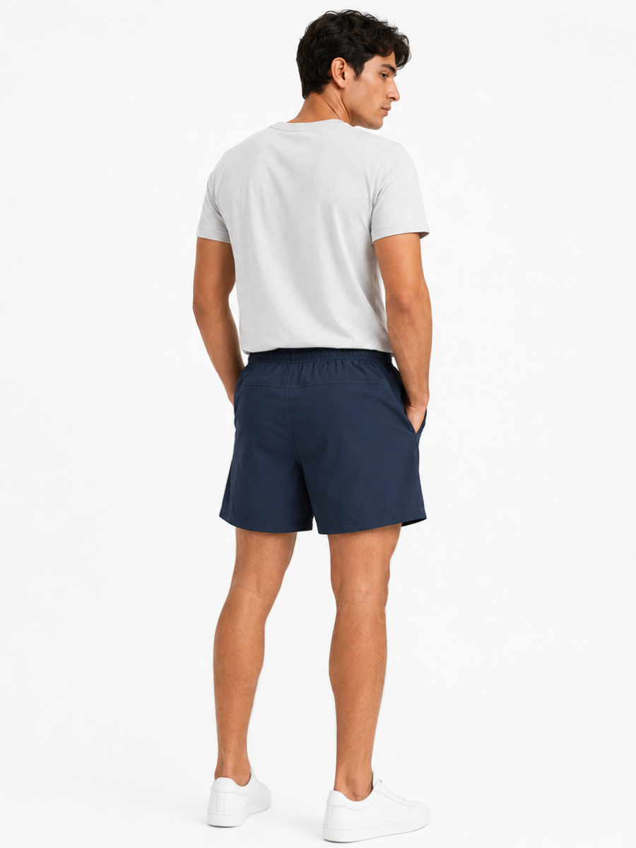 Short Deportivo Gris — Tela Nova | Cintura Elástica | Hombre | ENKI
