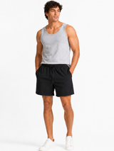 Short Deportivo Negro — Tela Nova | Cintura Elástica | Hombre | ENKI 4