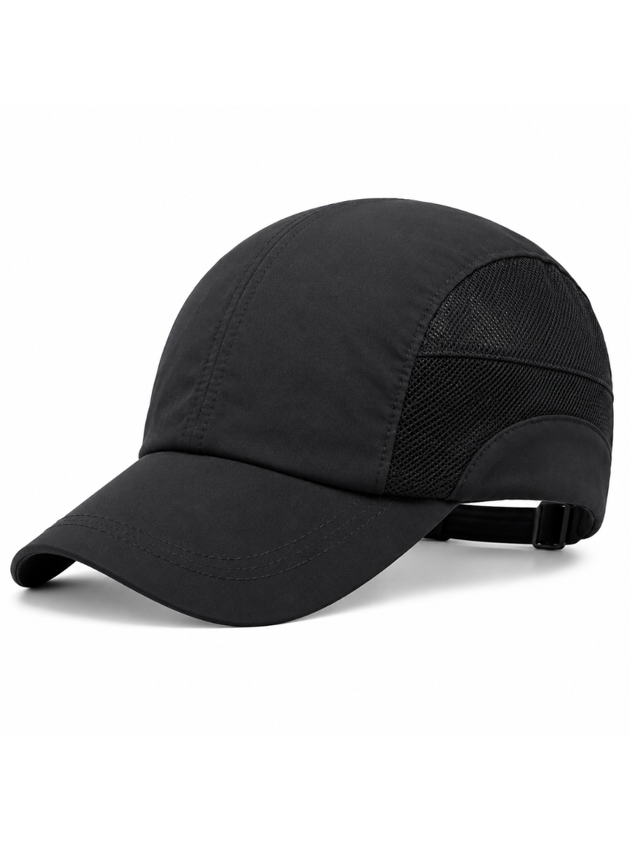 Gorra Deportiva Tazlam con Malla Negro — Tela Tazlam | Mujer | ENKI