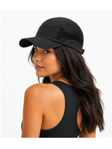 Gorra Deportiva Tazlam con Malla Negro — Tela Tazlam | Mujer | ENKI 6