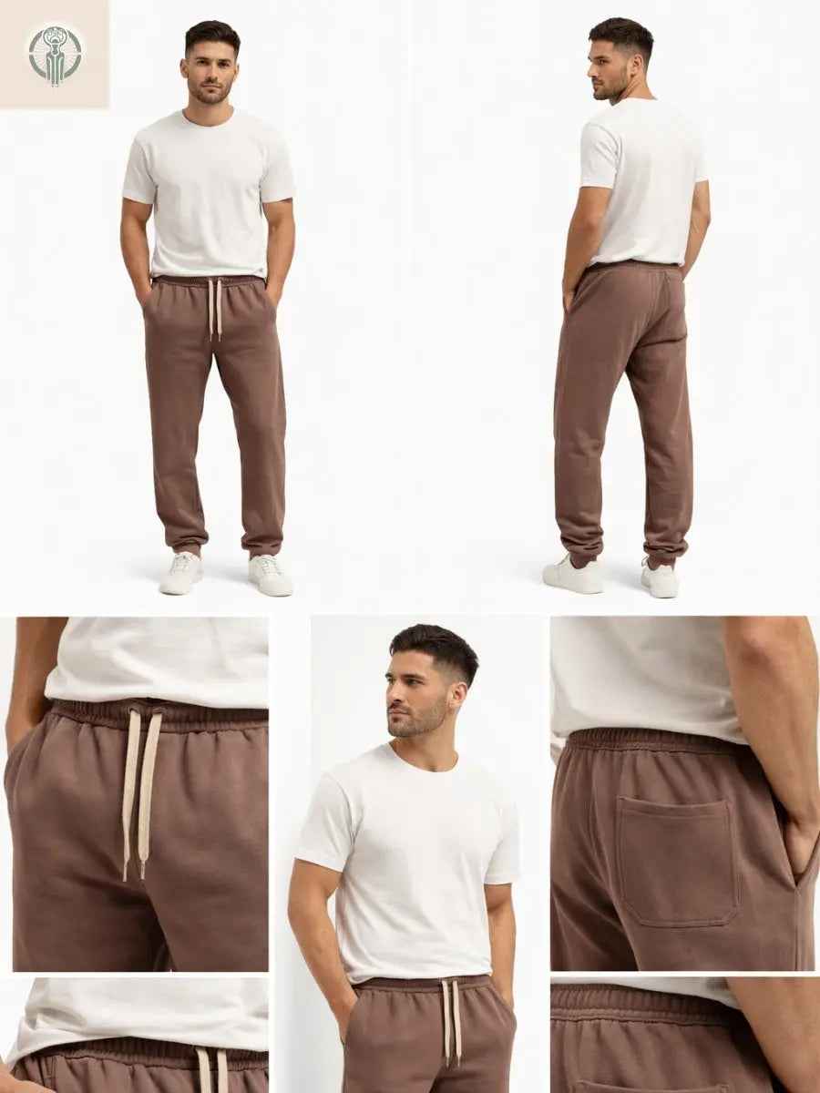 Jogger Hombre Franela Reactiva 20/1 - Confort Premium y Color Duradero ENKI ModaStyle
