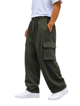 Pantalón Cargo Oversized Tela Nova — Hombre | ENKI 5