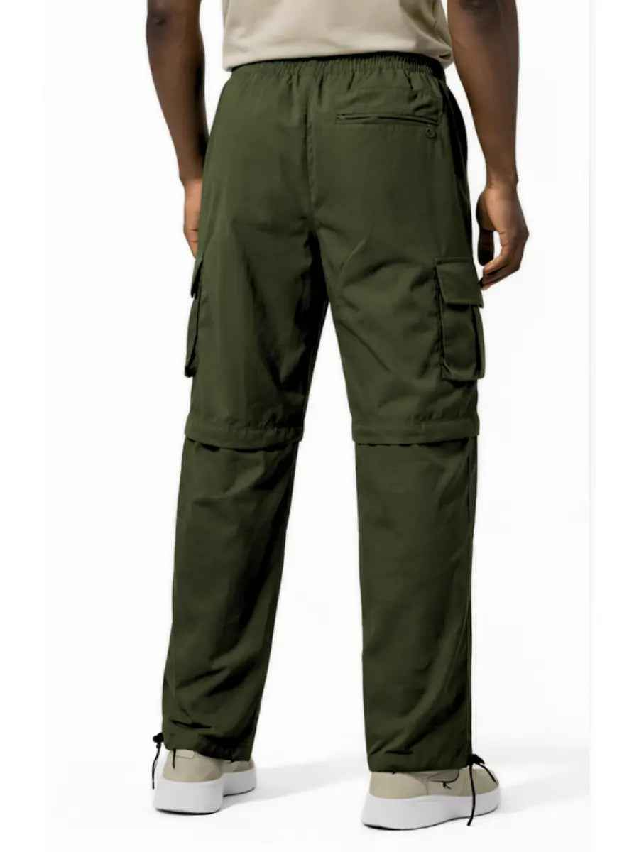 Pantalón Convertible 2 en 1 Cargo Hombre Tela Mojada