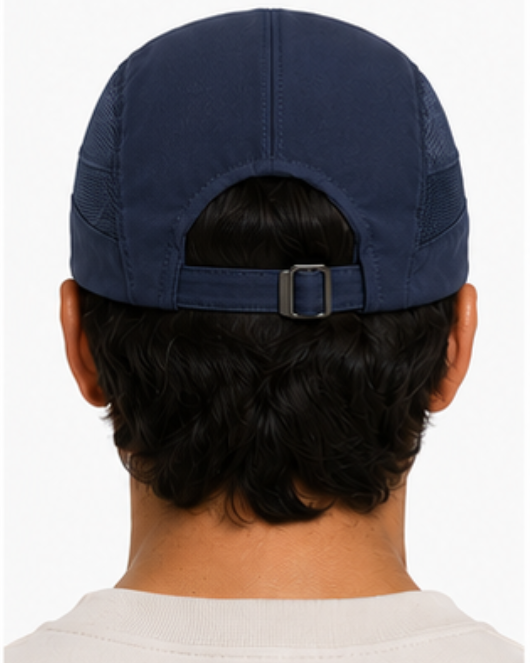 Gorra Deportiva Azul Marino Tazlam con Malla — Vista Frontal | Hombre | ENKI