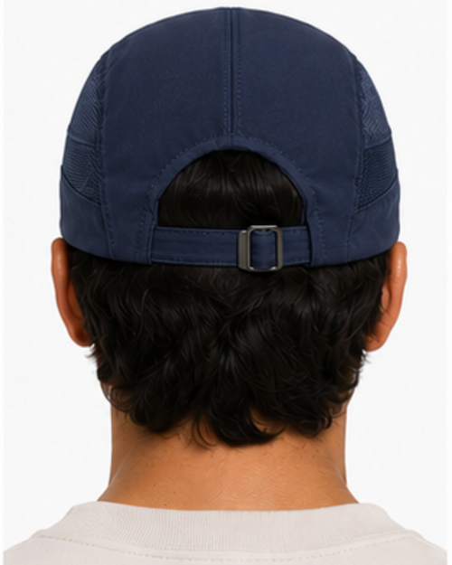 Gorra Deportiva Azul Marino Tazlam con Malla — Vista Frontal | Hombre | ENKI