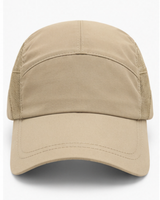 Gorra Deportiva Beige — Tela Tazlam con Malla | Hombre | ENKI 7