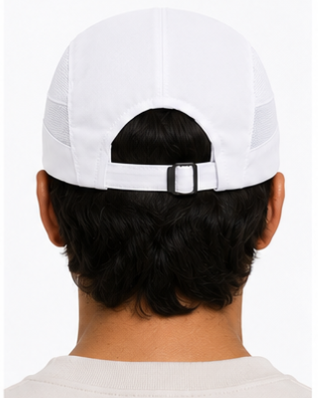 Gorra Tazlam Malla Blanco Hombre ENKI ModaStyle — vista frontal con modelo