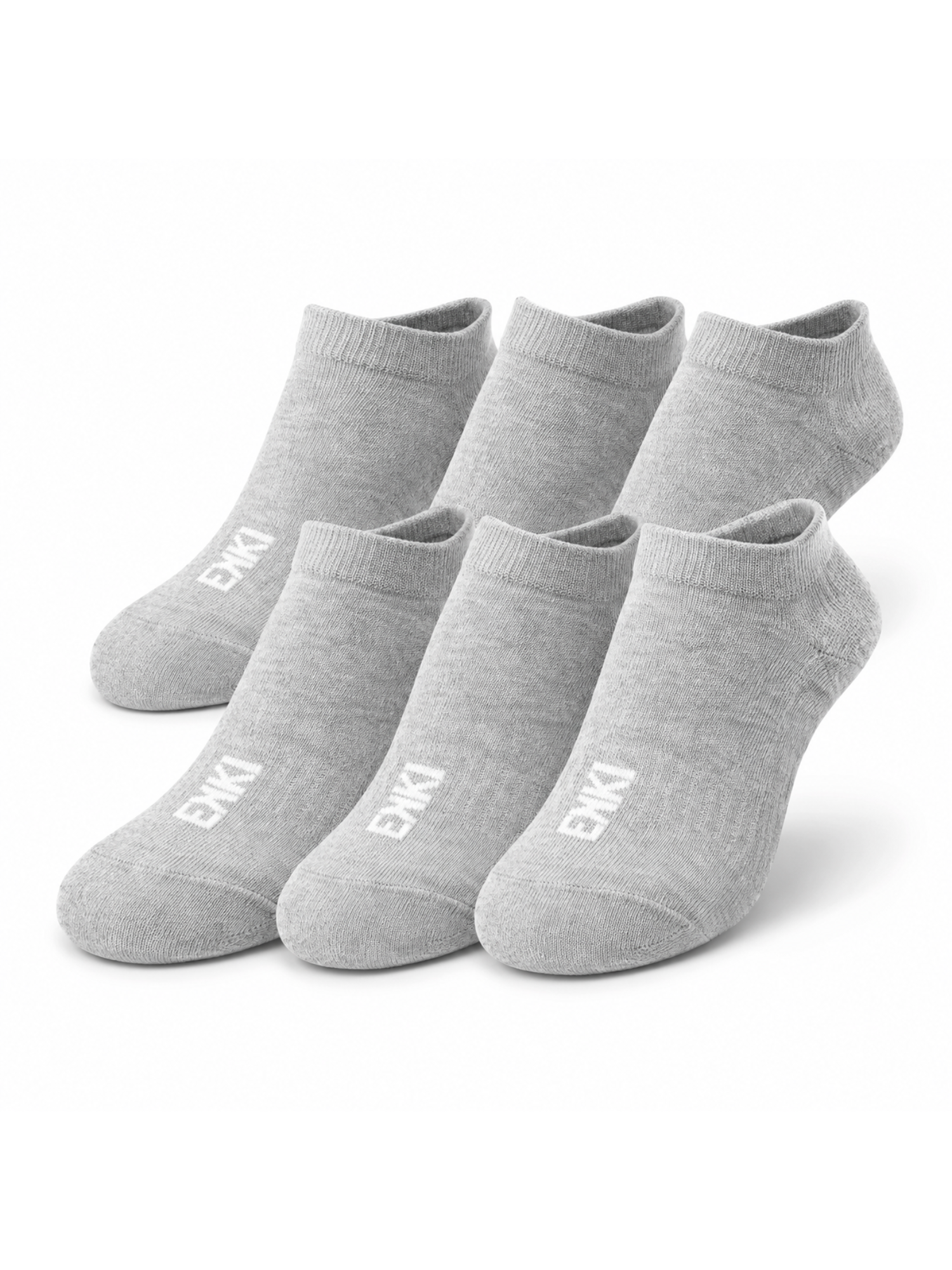 Pack x6 Medias Deportivas Grises — Algodón | Hombre | ENKI