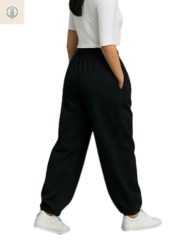 Jogger Oversized Mujer Franela Premium con Cintura Elástica para Comodidad y Estilo - Jogger Oversize Mujer Franela