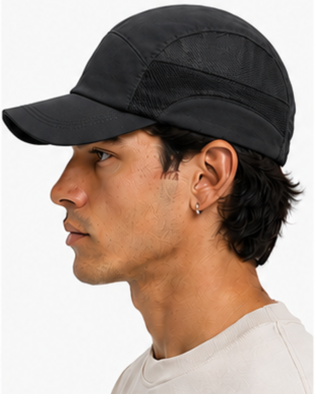 Gorra Tazlam Malla Negro — Tela Mojada | Hombre | ENKI
